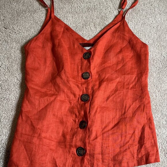 SOLD *** Reformation linen tank size L - Picture 2 of 2
